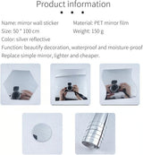 Flexibele Spiegelpanelen | Breukvrij PET | Zelfklevend & Lichtgewicht
