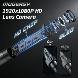 Endoscoop inspectiecamera | HD 1080p | 5 meter flexibele kabel | Waterdicht met LED & accessoires