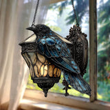 Hanglamp Raaf | Gotisch Design | Met Amberkleurig Glas & Duurzaam Metaal