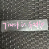 Autosticker met Geloofsboodschap | Waterbestendig Vinyl | Inspiratie voor Onderweg