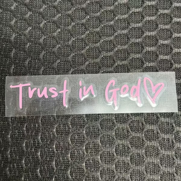 Autosticker met Geloofsboodschap | Waterbestendig Vinyl | Inspiratie voor Onderweg