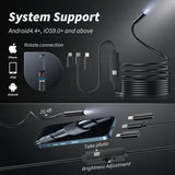 Endoscoop inspectiecamera | HD 1080p | 5 meter flexibele kabel | Waterdicht met LED & accessoires