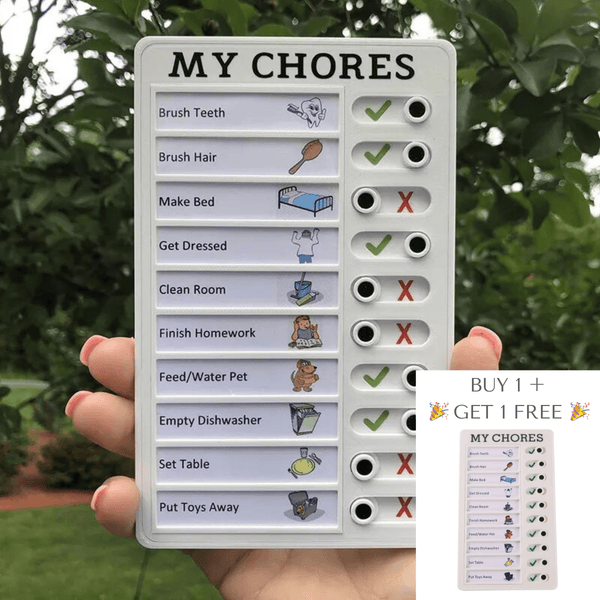 1+1 Gratis | KiddoList™ Interactieve Huishoudelijke Taak Motivatie