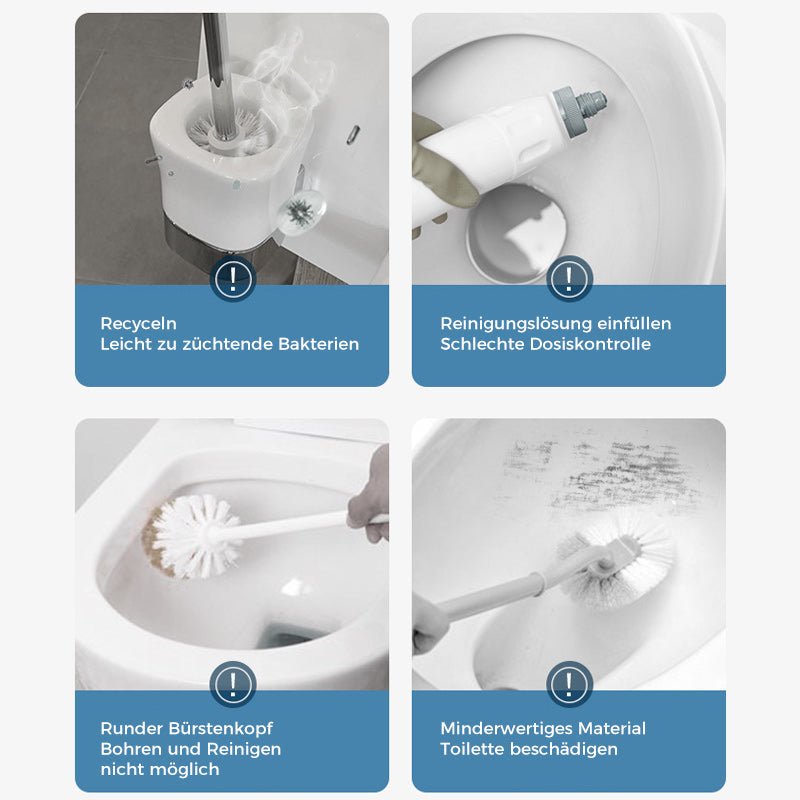 KomHelder™ Diepe Toiletpot Reiniging