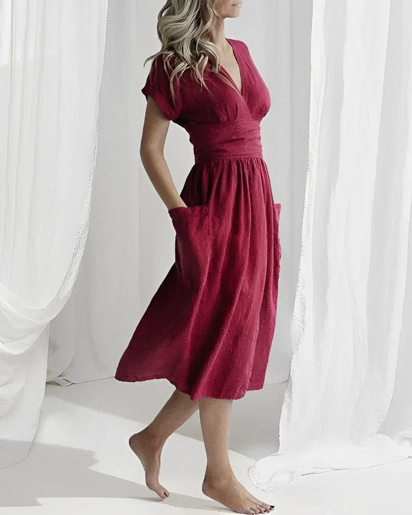 Lucia Comér - Elegante Linnenjurk