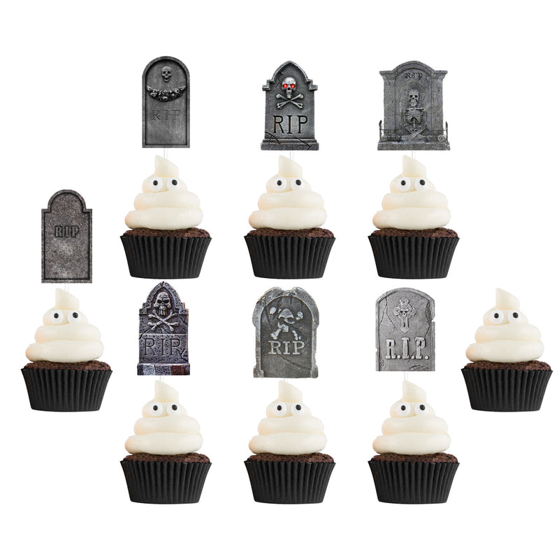 SpookyTomb™ Halloween Cupcake Topper