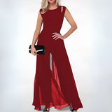 Mouwloze jumpsuit met wijde pijpen voor dames | Zomer