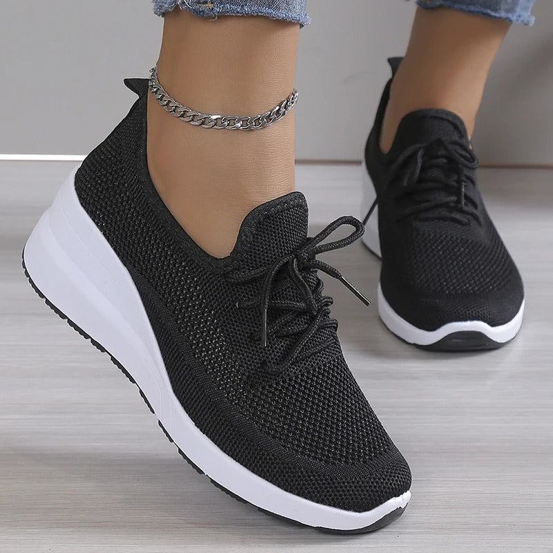 Mutiara – Ademend brei-sneakers