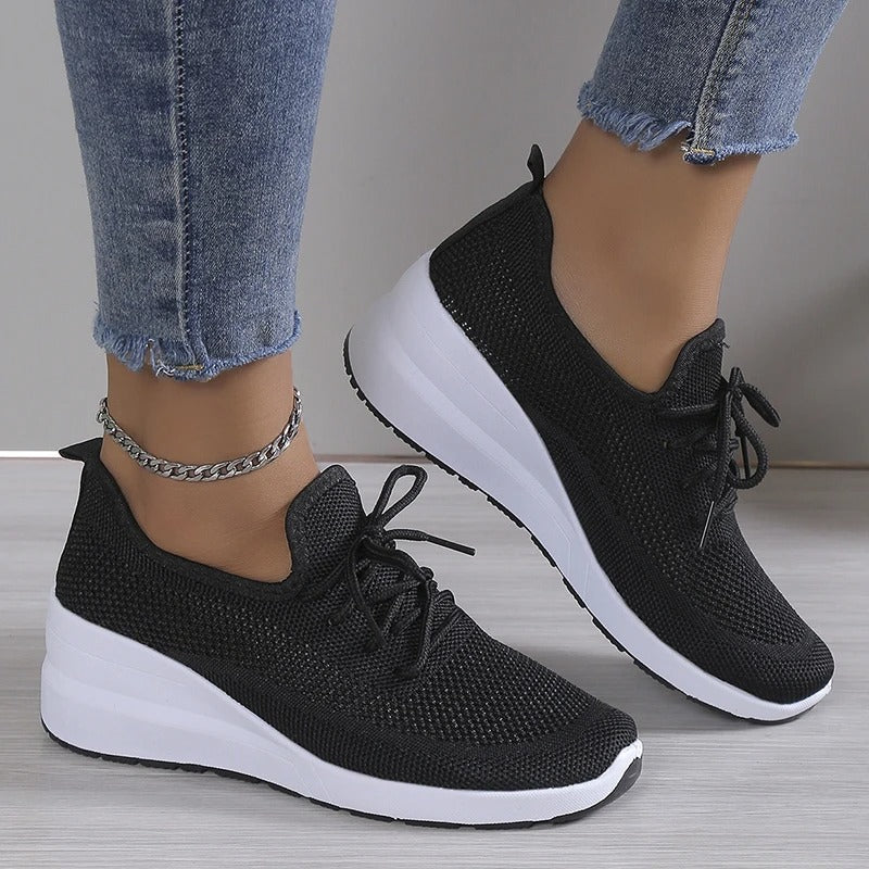 Mutiara – Ademend brei-sneakers