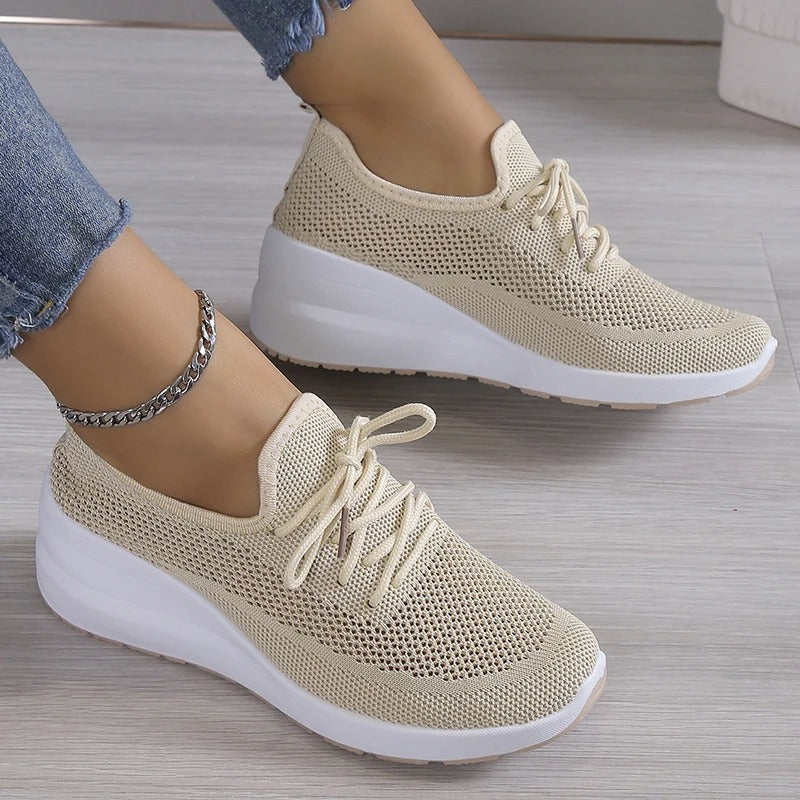 Mutiara – Ademend brei-sneakers