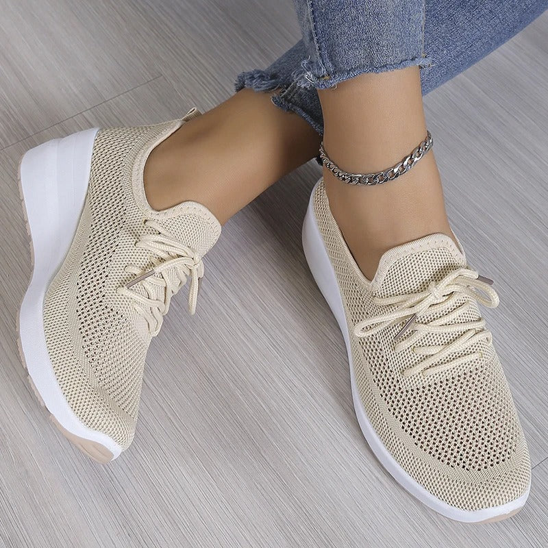 Mutiara – Ademend brei-sneakers