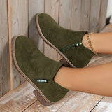 Dames Enkelboots | Dikke Zool | Hoogwaardig Kunstleer | Comfortabel