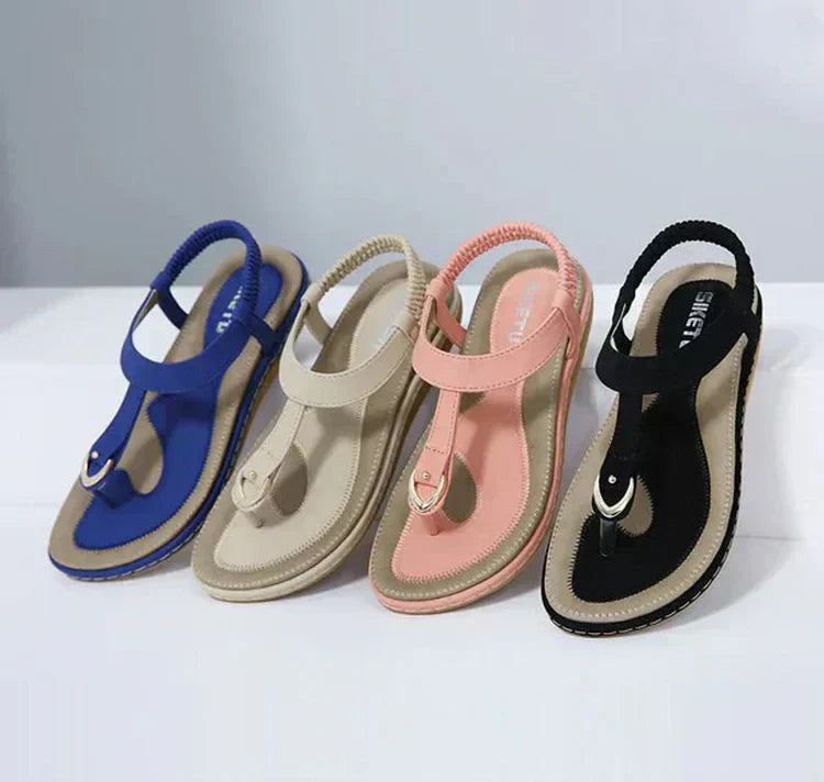 Damen Bequeme Sommer Flache Sandalen | Lässig