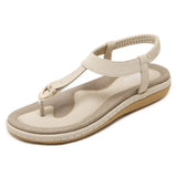 Damen Bequeme Sommer Flache Sandalen | Lässig