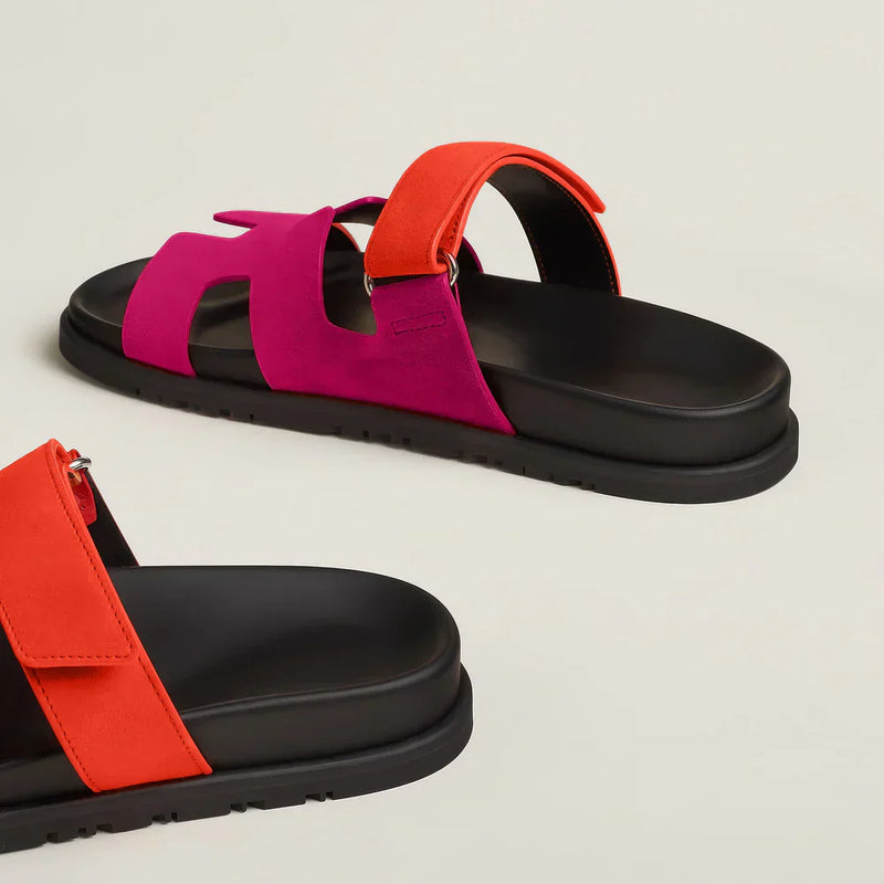 Luxevoets™ Luxus-Plateausandalen uit leder