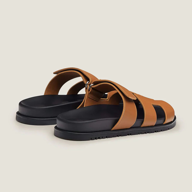 Luxevoets™ Luxus-Plateausandalen uit leder