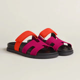 Luxevoets™ Luxus-Plateausandalen uit leder