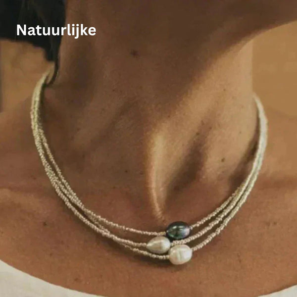 natuurlijke parelketting