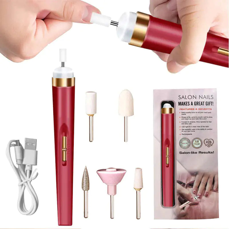 Manicure Machine Kit | Elektrische Nagelvijl met LED | Complete Nail Art Set