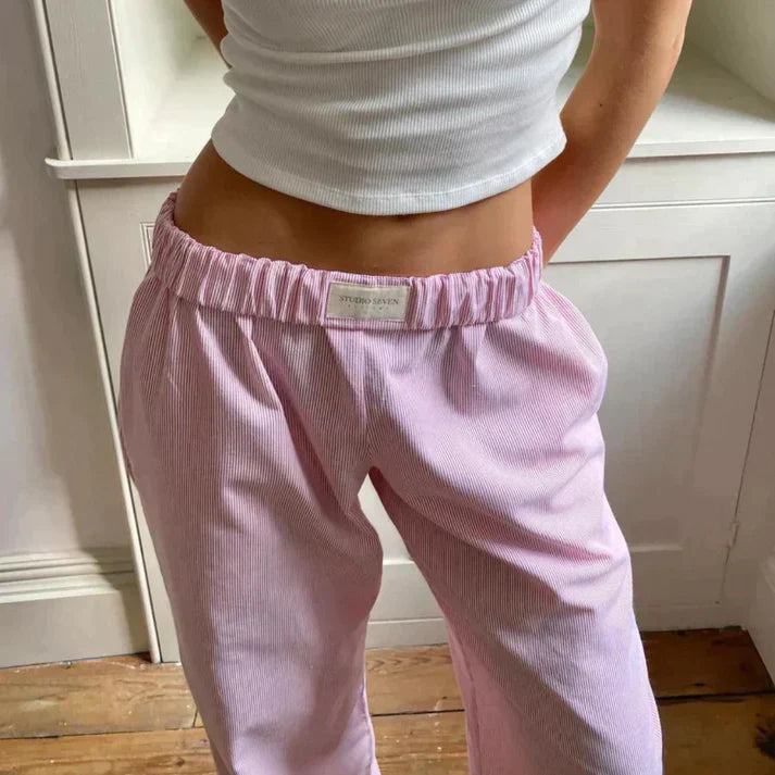 Sandra™ Relaxte pasvorm Linnen broek