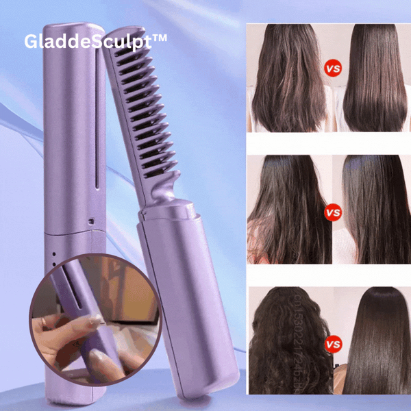 GladdeSculpt™ Glad, Pluisvrij Haar