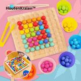 HoutenKralen™ Leuke Vaardigheid-Bouw Speelgoed