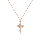 Ketting met Kroon en Kruis | Symbool van Geloof & Zelfvertrouwen | Heren & Dames