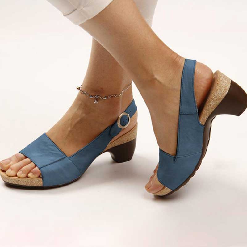 Shalin™ Orthopedische Sandalen met Hak