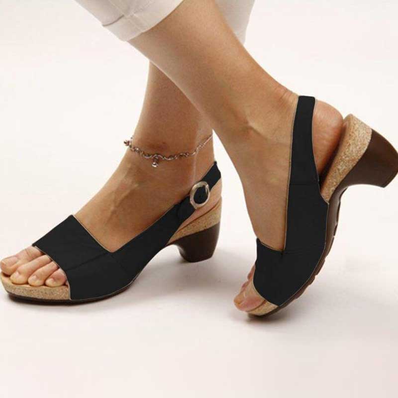 Shalin™ Orthopedische Sandalen met Hak