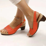 Shalin™ Orthopedische Sandalen met Hak