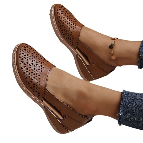 Orthopedische Plateauschoenen Dames | Comfort & Steun | Stijlvol Kunstleer