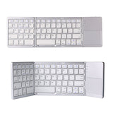 Mini Bluetooth Toetsenbord | Compact, Opvouwbaar & Draagbaar | Inclusief Touchpad