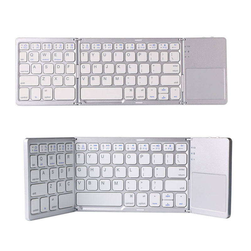Mini Bluetooth Toetsenbord | Compact, Opvouwbaar & Draagbaar | Inclusief Touchpad