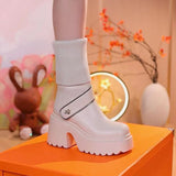 Luna™ Chunky Kniehoog Boots