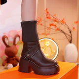 Luna™ Chunky Kniehoog Boots