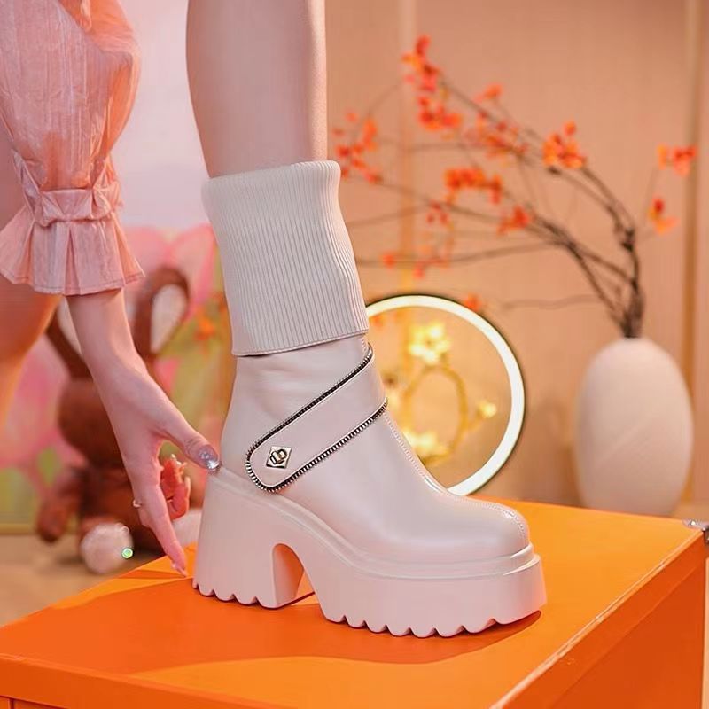 Luna™ Chunky Kniehoog Boots