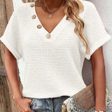 Eleanor™ Stijlvolle V-hals blouse