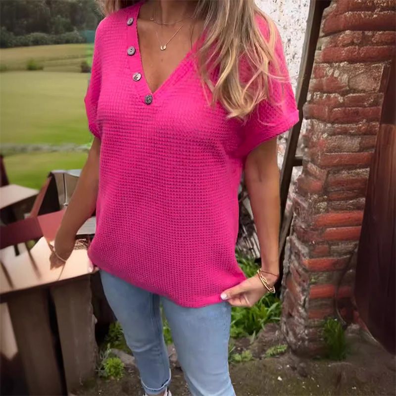 Eleanor™ Stijlvolle V-hals blouse