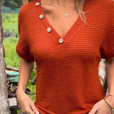 Eleanor™ Stijlvolle V-hals blouse
