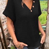 Eleanor™ Stijlvolle V-hals blouse