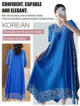 Anna™ Vintage Geplooide Jurk