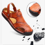 Owen™ Zachte Leren Buitensandalen
