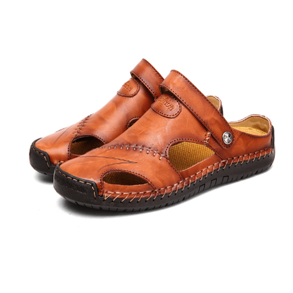 Owen™ Zachte Leren Buitensandalen