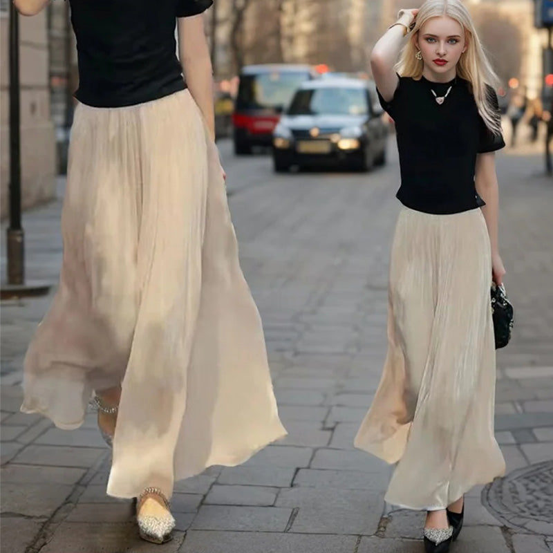 Charlotte™ Zijden Wijde-Pijpen Broek