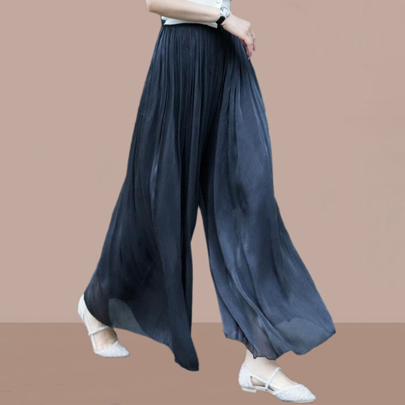 Charlotte™ Zijden Wijde-Pijpen Broek