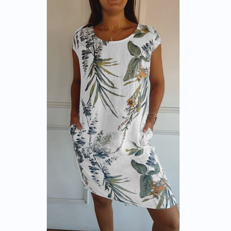 Victoria™ Jurk met Botanische Print