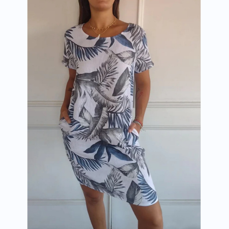 Victoria™ Jurk met Botanische Print