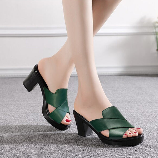 Elvira™ Platform Instap Sandalen