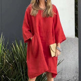 Tina™ Zomerse Losse Jurk