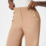 Johanna™ Broek Met Hoge Taille en Wijde Pijpen